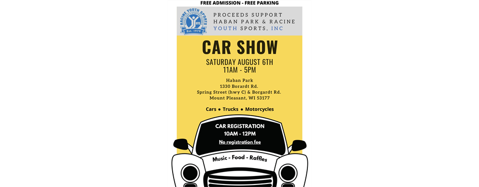 Haban Park car show August 6th
